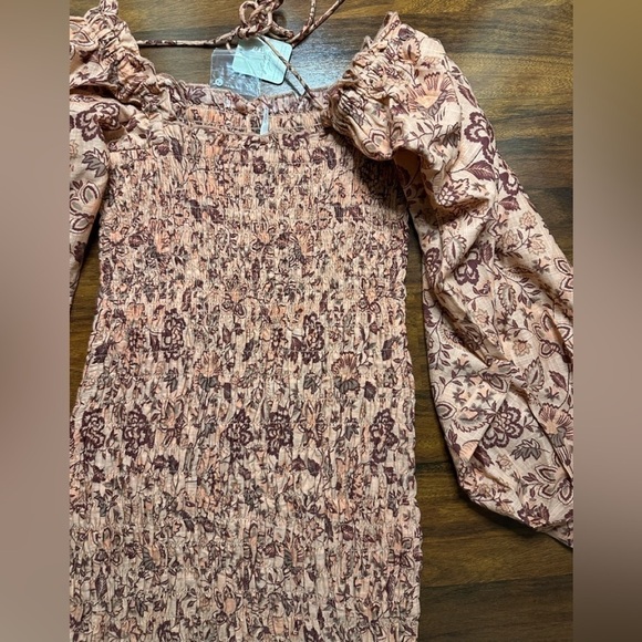 free People Women's Smock It To Me Mini Dress small NWT - Picture 4 of 5